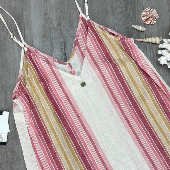 🔆RIP CURL🔆GOLDEN DAYS STRIPPED DRESSES - Picture 13 of 14